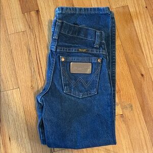 Wrangler Boy’s Relaxed Fit Dark Blue Jeans